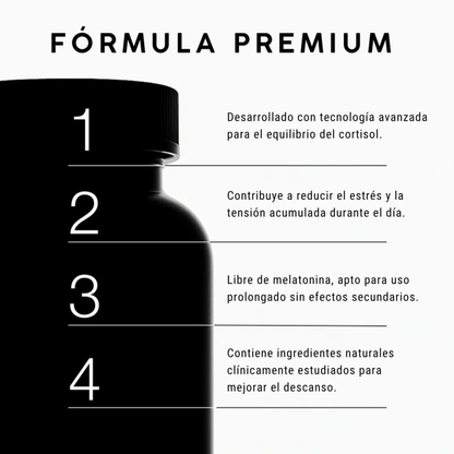 Cortizzen | Regula el Cortisol | Reduce la Hinchazón. Mejora tu Descanso. Elimina Sofocos. Reduce el Estrés